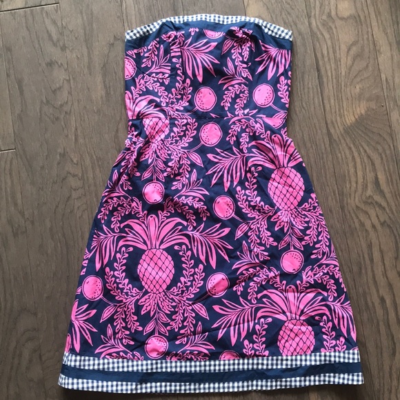 Lilly Pulitzer Dresses & Skirts - Strapless size 0 Lilly Pulitzer dress.